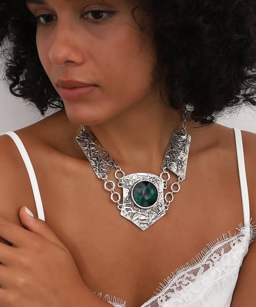 Emerald Crystal Necklace