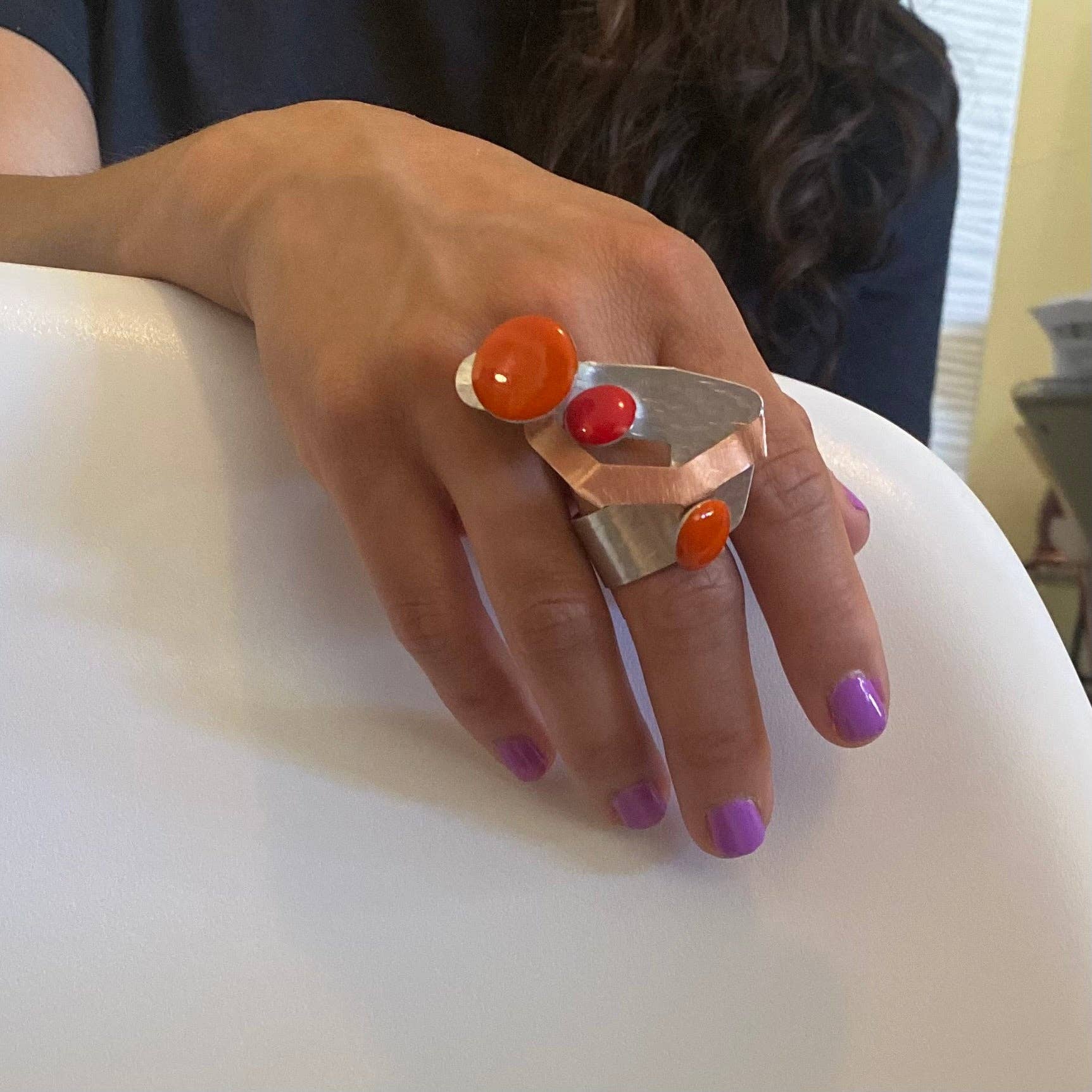 Sculpted Muse Ring