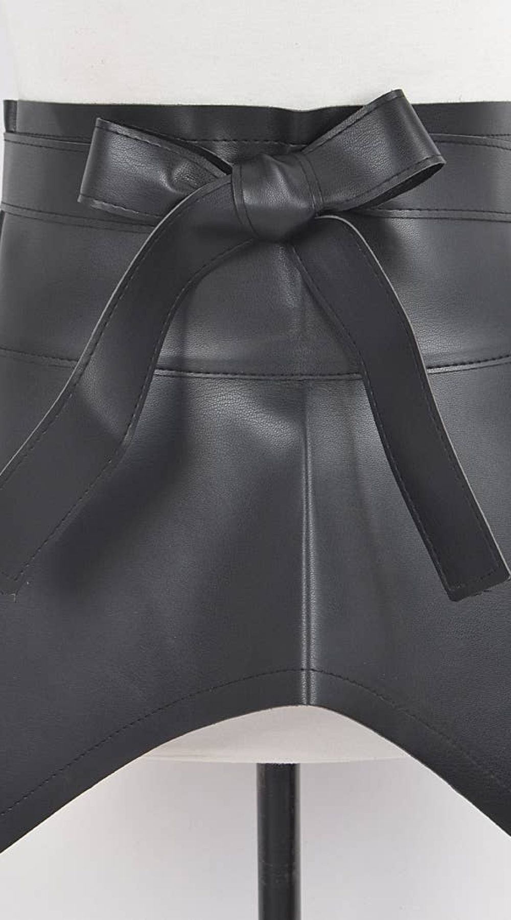 HB8490 PLUS SIZE - FAUX LEATHER SKIRT BELT